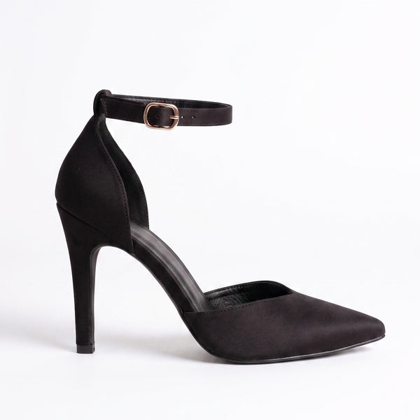 ZAPATILLA PUNTAL NEGRA DE TACÓN DELGADO (MOD 4032)