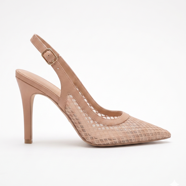 ZAPATILLA PUNTAL MAQUILLAJE DE TACÓN DE AGUJA 10CM (MOD 4033)