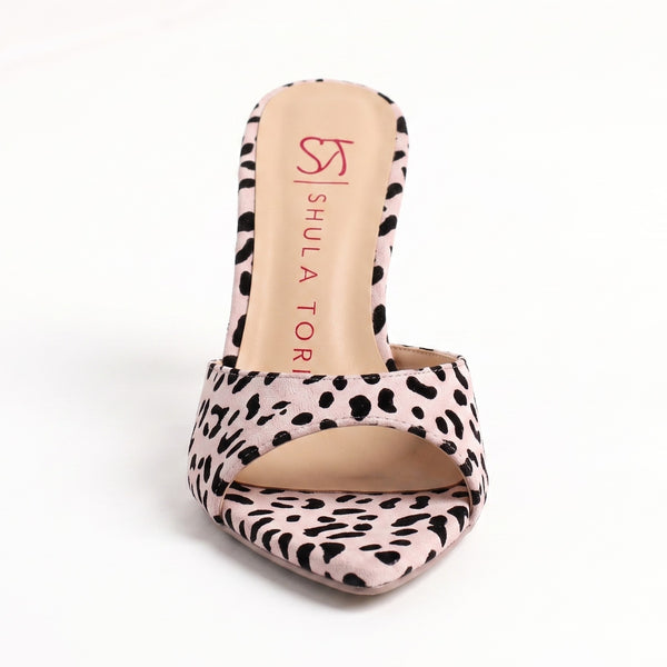 SANDALIA PUNTAL ANIMAL PRINT DE TACÓN DE AGUJA (MOD 3008)