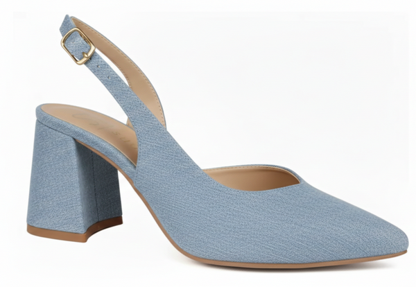 ZAPATILLAS MEZCLILLA PARA MUJER TIPO SLINGBACK (MOD 3003)