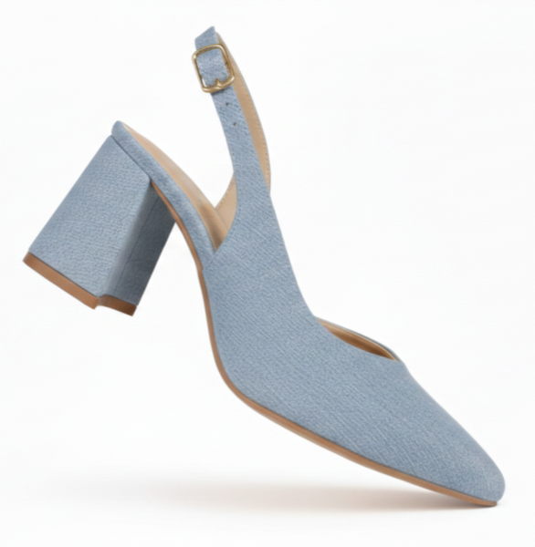 ZAPATILLAS MEZCLILLA PARA MUJER TIPO SLINGBACK (MOD 3003)