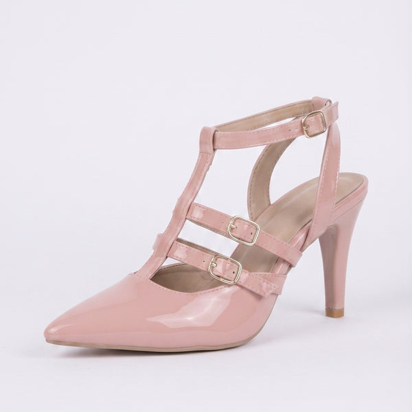 ZAPATILLA PUNTAL BÁSICA NUDE CON HEBILLAS (MOD 3009)