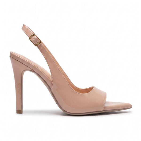 ZAPATILLA PUNTAL PEEP TOE DE TACÓN DELGADO (MOD 4308)