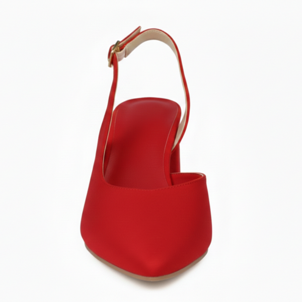 ZAPATILLAS ROJAS PARA MUJER TIPO SLINGBACK (MOD 3003)