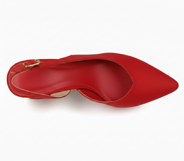 ZAPATILLAS ROJAS PARA MUJER TIPO SLINGBACK (MOD 3003)