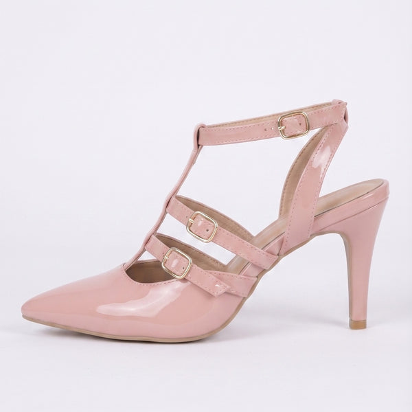 ZAPATILLA PUNTAL BÁSICA NUDE CON HEBILLAS (MOD 3009)