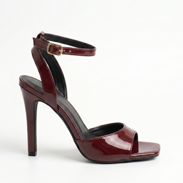 ZAPATILLA BÁSICA VINO DE TACÓN DE AGUJA (MOD 7201)