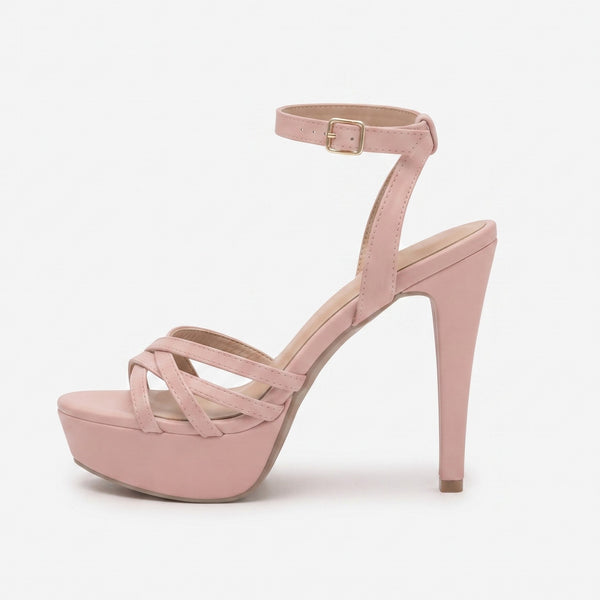 ZAPATILLA CASUAL MAQUILLAJE DE TACÓN DELGADO CON TIRAS (MOD 7169)