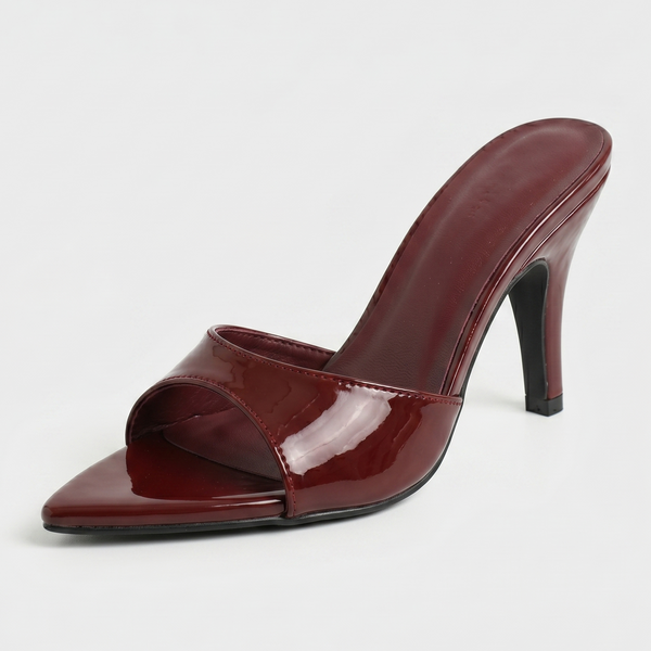 SANDALIAS PUNTAL VINO DE TACÓN DE AGUJA (MOD 3008)