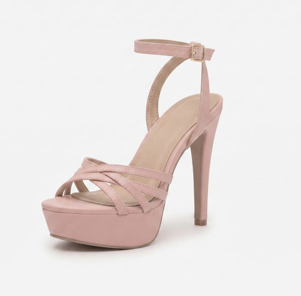 ZAPATILLA CASUAL MAQUILLAJE DE TACÓN DELGADO CON TIRAS (MOD 7169)