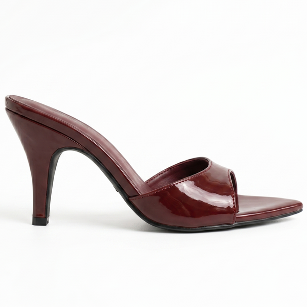 SANDALIAS PUNTAL VINO DE TACÓN DE AGUJA (MOD 3008)