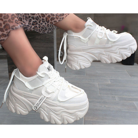 CHUNKY SNEAKERS BEIGE (MOD ESTRELLA)