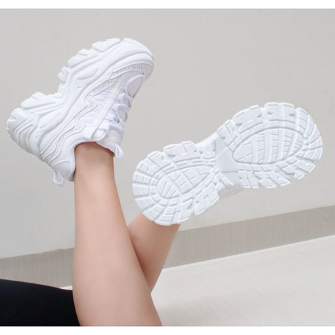 CHUNKY SNEAKERS BLANCO CON PIEDRAS (MOD BILLIER)