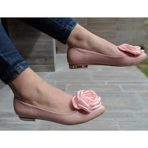 BALLERINA ROSA CON FLOR (MOD 01)