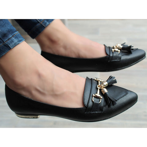 BALLERINA NEGRA CON MOTITAS (MOD COCO)