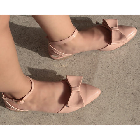 BALLERINA NUDE CON PULSERA Y MOÑO (MOD ISELA)