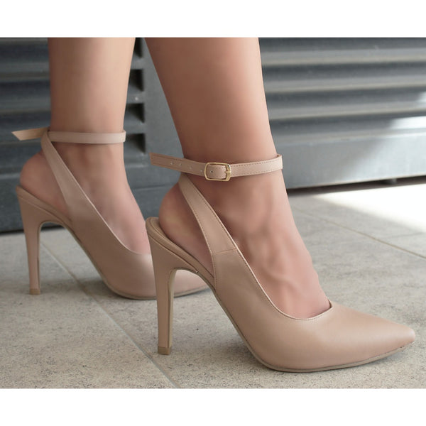 ZAPATILLA STILETTO MAQUILLAJE CON PULSERA (MOD 4024)