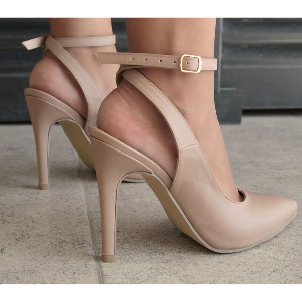 ZAPATILLA STILETTO MAQUILLAJE CON PULSERA (MOD 4024)