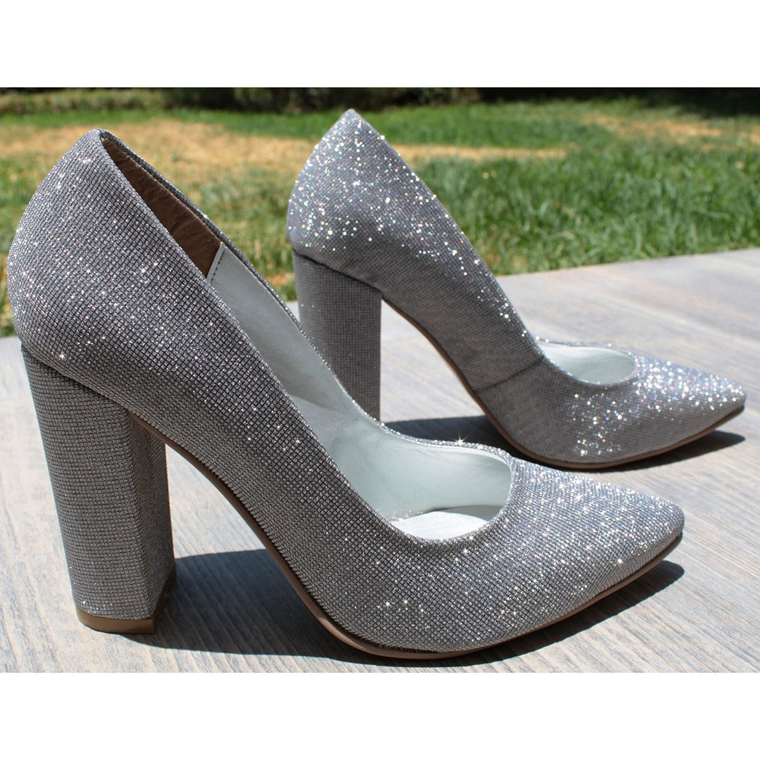 Sandalias Plateadas Zapatillas Color Plata Coppel Zapatillas De