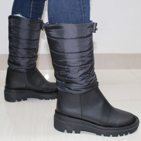 BOTA TRACK NEGRA ACOLCHONADA (MOD 310)