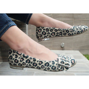 BALLERINA ANIMAL PRINT CON HEBILLA (MOD 01)
