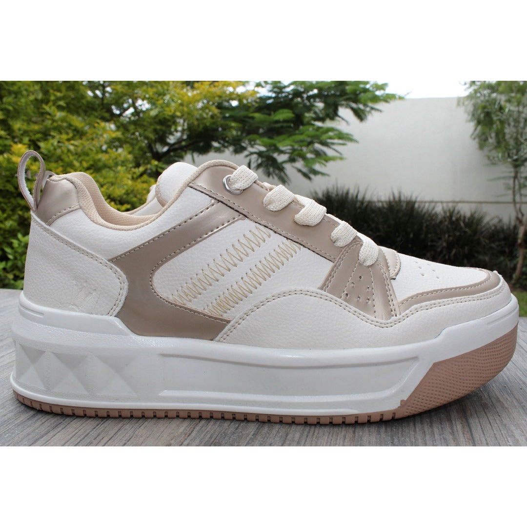 CHUNKY SNEAKERS HUESO/ORO (MOD 112)