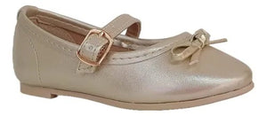 BALLERINA ORO CON MOÑO PARA NIÑA (MOD 120)