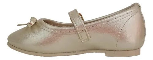 BALLERINA ORO CON MOÑO PARA NIÑA (MOD 120)