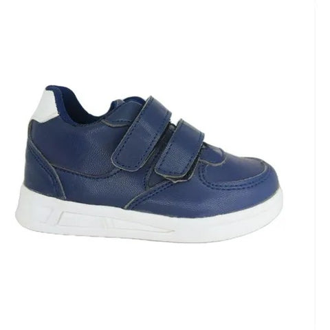 TENIS MARINO CASUALES CON VELCRO PARA NIÑO (MOD K-533)