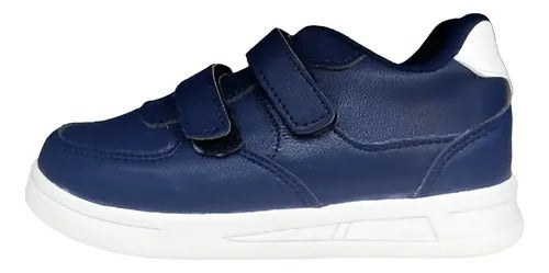 TENIS MARINO CASUALES CON VELCRO PARA NIÑO (MOD K-533)