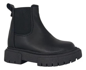BOTÍN NEGRO BÁSICO PARA NIÑA (MOD K-760)