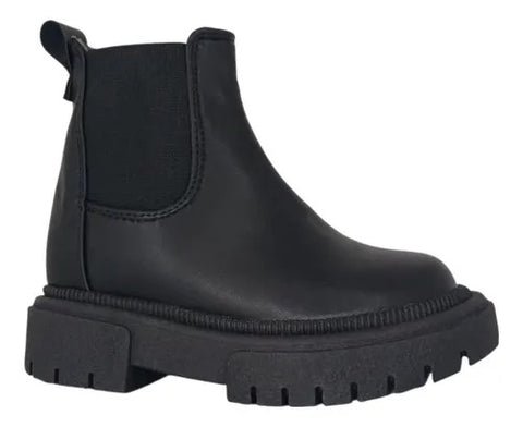 BOTÍN NEGRO BÁSICO PARA NIÑA (MOD K-760)