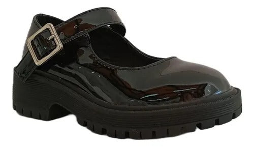 MOCASÍN CON PLATAFORMA Y PULSERA 3CM PARA NIÑA (MOD K-CHIEF)