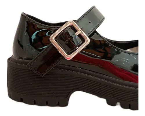 MOCASÍN CON PLATAFORMA Y PULSERA 3CM PARA NIÑA (MOD K-CHIEF)