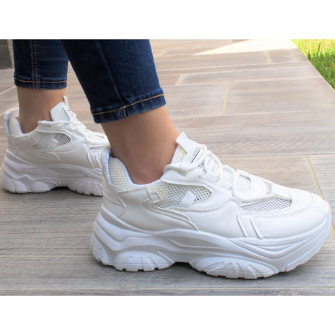 CHUNKY SNEAKERS BLANCO (MOD YINGLI)