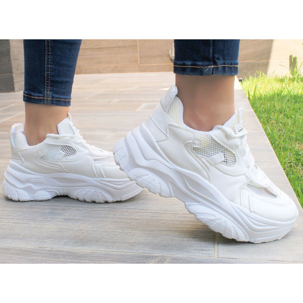 CHUNKY SNEAKERS BLANCO (MOD YINGLI)