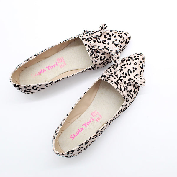 BALLERINA ANIMAL PRINT CON MOÑO (MOD EDNA)