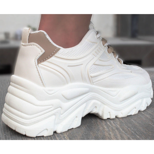 CHUNKY SNEAKERS BEIGE (MOD AURA)