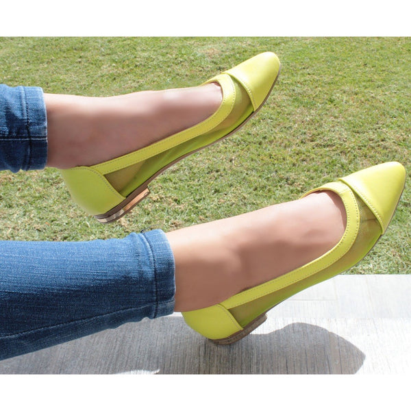 BALLERINA VERDE CON RED (MOD MAYA)