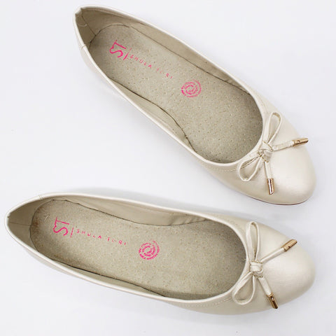 BALLERINA PERLA CON MOÑO (MOD 010)