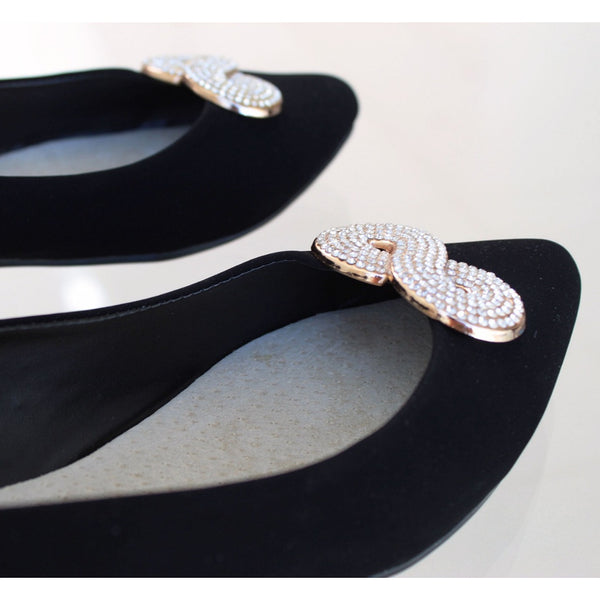 BALLERINA NEGRA CON HERRAJE (MOD 01)
