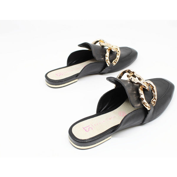 MULE NEGRO CON CADENA (MOD ANDREA)