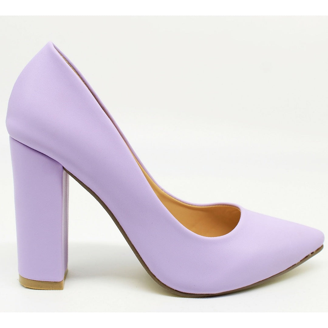 Tacos Zapatos Color Lila Mujer Gina Lila Tacon Lila Sandalias De