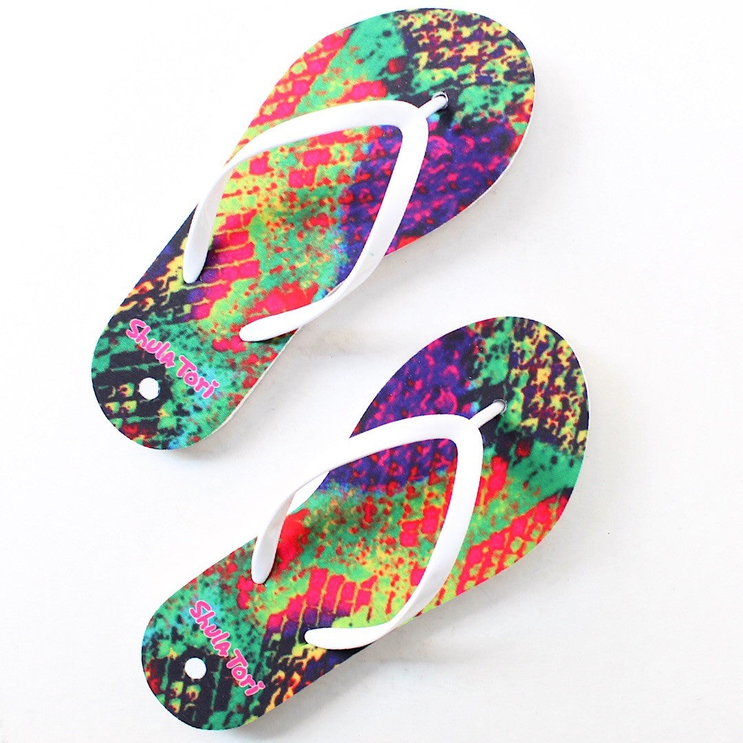 SANDALIA FLIP FLOP ANIMAL PRINT (MOD MONA)