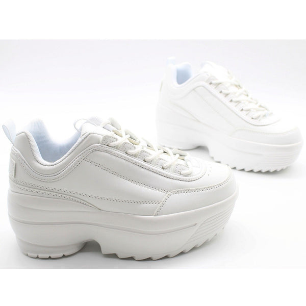 CHUNKY SNEAKERS BLANCOS (MOD LILY)