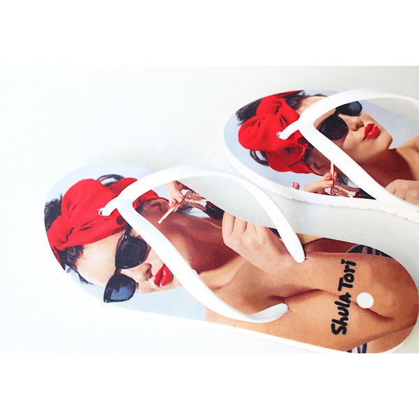 SANDALIA FLIP FLOP ESTAMPADO (MOD MONA)