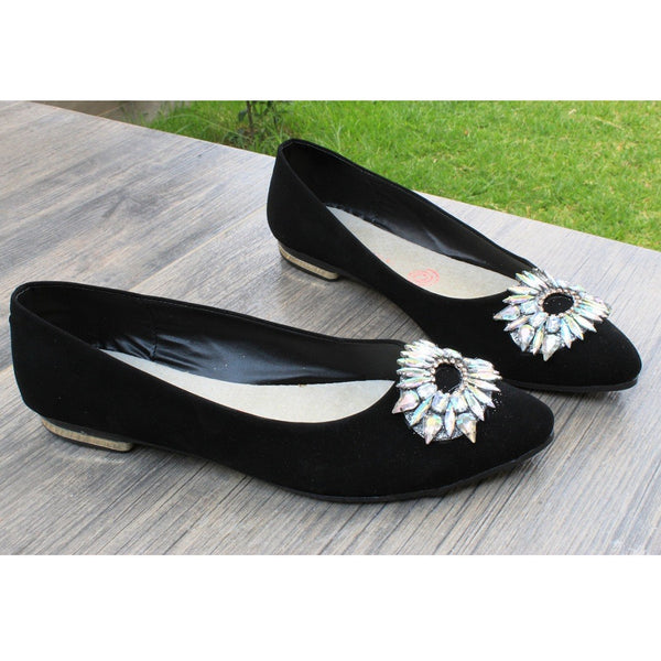 BALLERINA NEGRA CON HERRAJE (MOD 01)