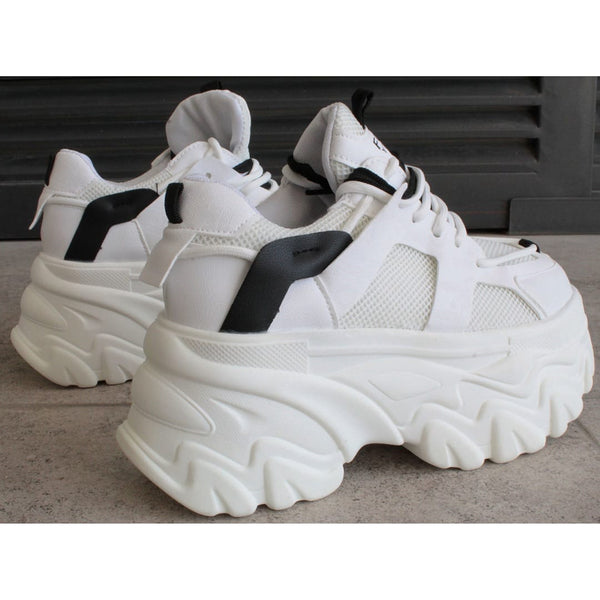 CHUNKY SNEAKERS BLANCO/NEGRO (MOD SONIA)