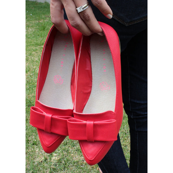 BALLERINA ROJA CON MOÑO (MOD COCO MOÑO)
