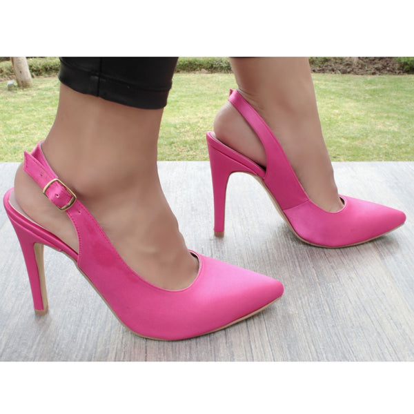 ZAPATILLA PUNTAL FIUSHA DE TACÓN DE AGUJA CON PULSERA (MOD 4004)